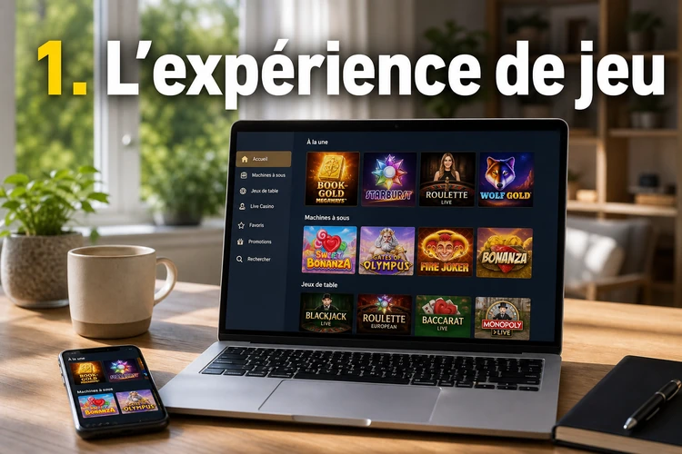 1. L'expérience de jeu