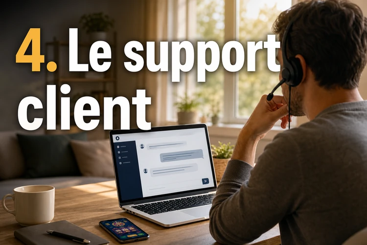 4. Le support client