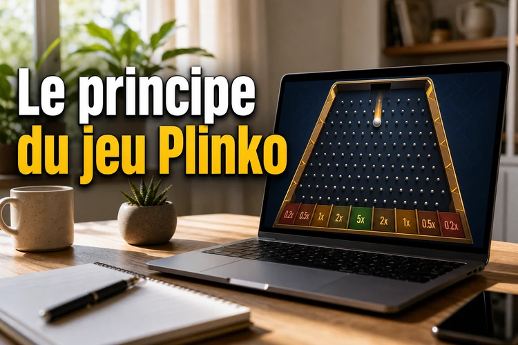 Le principe du jeu Plinko