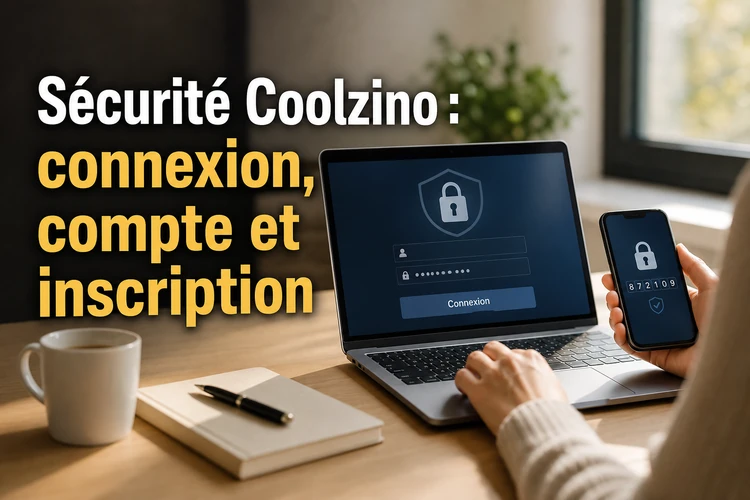 Sécurité chez Coolzino: protéger votre connexion, compte et inscription