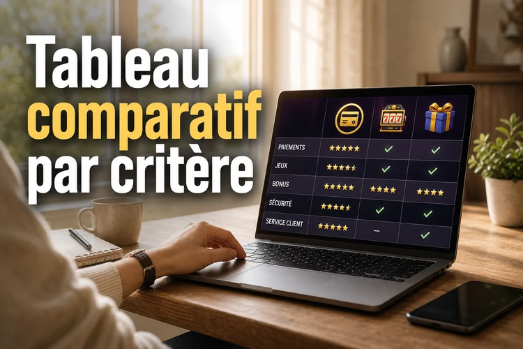 Tableau comparatif par critère